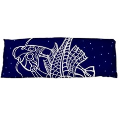 Pisces Zodiac Star Body Pillow Case (dakimakura) by Mariart