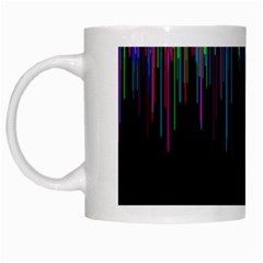 Rain Color Paint Rainbow White Mugs by Mariart