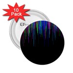 Rain Color Paint Rainbow 2.25  Buttons (10 pack)  Front