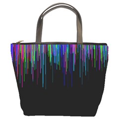 Rain Color Paint Rainbow Bucket Bags by Mariart