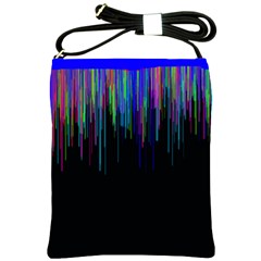 Rain Color Paint Rainbow Shoulder Sling Bags by Mariart