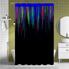 Rain Color Paint Rainbow Shower Curtain 48  X 72  (small)  by Mariart