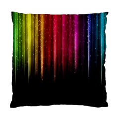 Rain Color Rainbow Line Light Green Red Blue Gold Standard Cushion Case (one Side) by Mariart