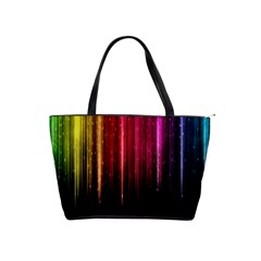 Rain Color Rainbow Line Light Green Red Blue Gold Shoulder Handbags by Mariart