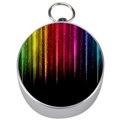 Rain Color Rainbow Line Light Green Red Blue Gold Silver Compasses by Mariart