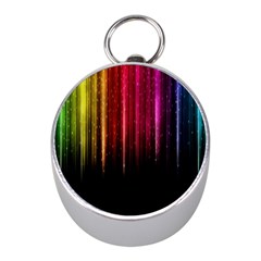 Rain Color Rainbow Line Light Green Red Blue Gold Mini Silver Compasses by Mariart