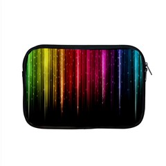 Rain Color Rainbow Line Light Green Red Blue Gold Apple Macbook Pro 15  Zipper Case by Mariart