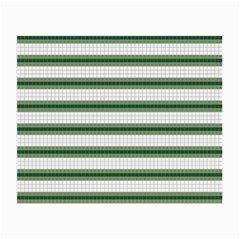 Plaid Line Green Line Horizontal Small Glasses Cloth by Mariart