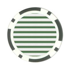 Plaid Line Green Line Horizontal Poker Chip Card Guard by Mariart