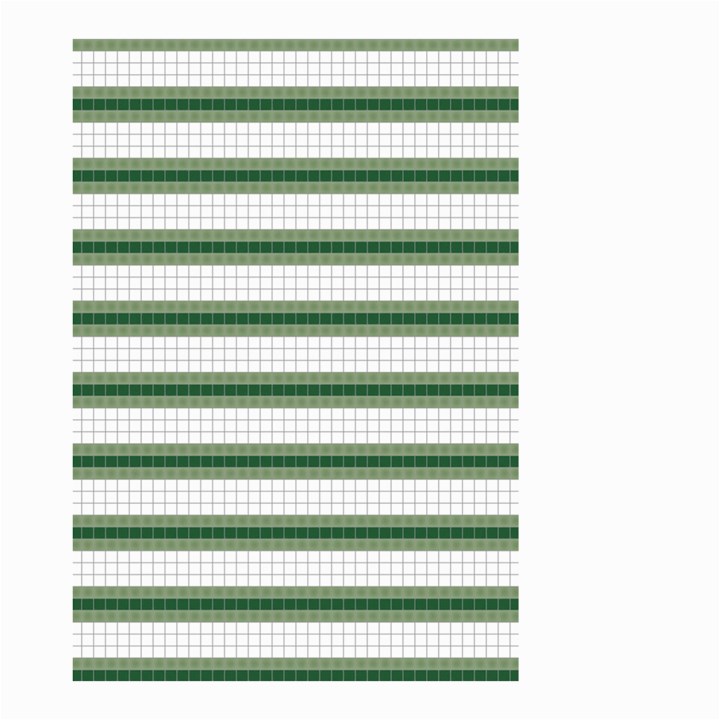 Plaid Line Green Line Horizontal Small Garden Flag (Two Sides)