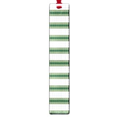 Plaid Line Green Line Horizontal Large Book Marks by Mariart