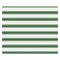 Plaid Line Green Line Horizontal Double Sided Flano Blanket (small)  by Mariart