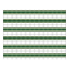 Plaid Line Green Line Horizontal Double Sided Flano Blanket (large)  by Mariart