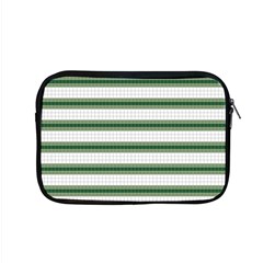 Plaid Line Green Line Horizontal Apple Macbook Pro 15  Zipper Case by Mariart