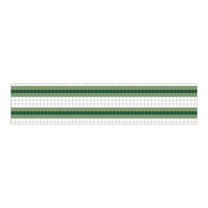 Plaid Line Green Line Horizontal Velvet Scrunchie