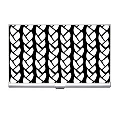 Ropes White Black Line Business Card Holders by Mariart