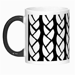 Ropes White Black Line Morph Mugs