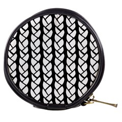 Ropes White Black Line Mini Makeup Bags by Mariart