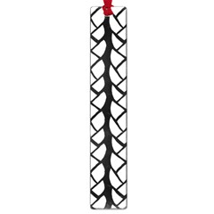 Ropes White Black Line Large Book Marks by Mariart