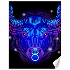 Sign Taurus Zodiac Canvas 12  X 16  