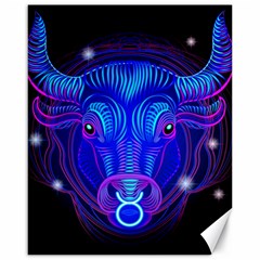 Sign Taurus Zodiac Canvas 16  X 20  