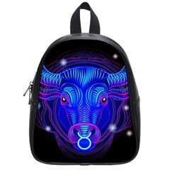 Sign Taurus Zodiac School Bags (small)  by Mariart