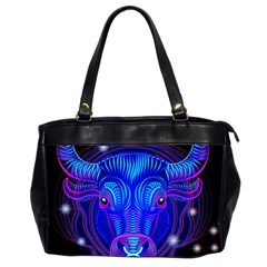 Sign Taurus Zodiac Office Handbags (2 Sides)  by Mariart