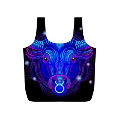 Sign Taurus Zodiac Full Print Recycle Bags (s)  by Mariart