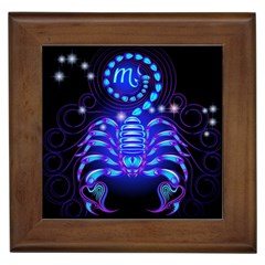 Sign Scorpio Zodiac Framed Tiles by Mariart