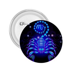 Sign Scorpio Zodiac 2 25  Buttons by Mariart