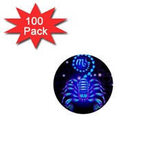 Sign Scorpio Zodiac 1  Mini Magnets (100 Pack)  by Mariart