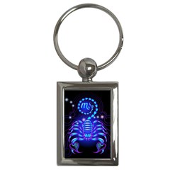 Sign Scorpio Zodiac Key Chains (rectangle)  by Mariart