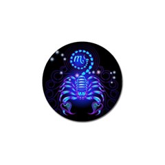 Sign Scorpio Zodiac Golf Ball Marker (4 Pack) by Mariart