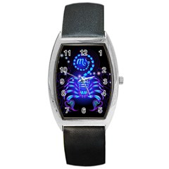 Sign Scorpio Zodiac Barrel Style Metal Watch by Mariart