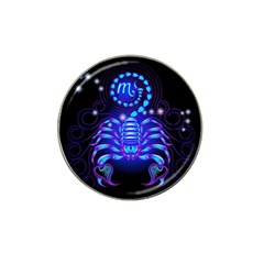 Sign Scorpio Zodiac Hat Clip Ball Marker (4 Pack) by Mariart