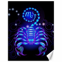 Sign Scorpio Zodiac Canvas 12  X 16  