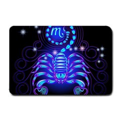 Sign Scorpio Zodiac Small Doormat  by Mariart