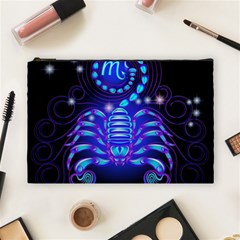 Sign Scorpio Zodiac Cosmetic Bag (large)  by Mariart