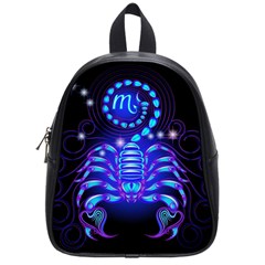 Sign Scorpio Zodiac School Bags (small)  by Mariart