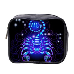 Sign Scorpio Zodiac Mini Toiletries Bag 2-side by Mariart