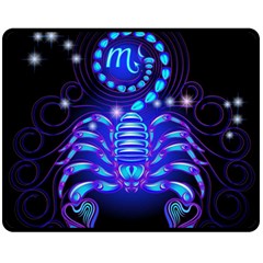 Sign Scorpio Zodiac Fleece Blanket (medium)  by Mariart