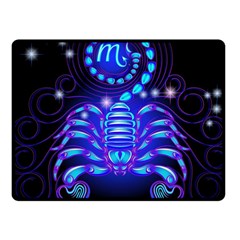 Sign Scorpio Zodiac Fleece Blanket (small) by Mariart