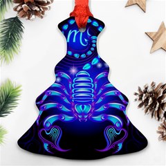 Sign Scorpio Zodiac Christmas Tree Ornament (two Sides) by Mariart