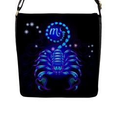 Sign Scorpio Zodiac Flap Messenger Bag (l) 