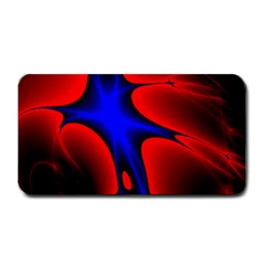 Space Red Blue Black Line Light Medium Bar Mats by Mariart