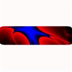 Space Red Blue Black Line Light Large Bar Mats 32 x8.5  Bar Mat