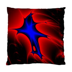 Space Red Blue Black Line Light Standard Cushion Case (one Side) by Mariart