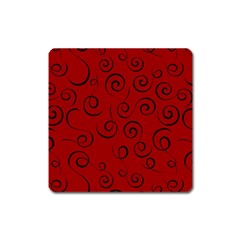 Pattern Square Magnet by ValentinaDesign