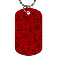 Pattern Dog Tag (two Sides) by ValentinaDesign