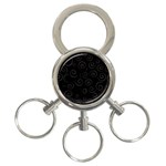 Pattern 3-Ring Key Chains Front